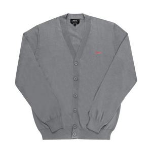[아페쎄 APC] COGDK H22229 PLA HEATHERED GREY 남성 가디건