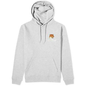 라프리마 바버 Barbour X MK 폭스 헤드 후디 Grey Marl 메종키츠네 후드티 MOL0569 G