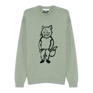 메종키츠네 숏팬츠 OM00802KT1030 0078 VERT DE GRIS