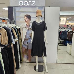 Ab.f.z DP01 벨티드시스루소매언발원피스 AFZ3HO41