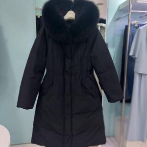 꼼빠니아 DP01 토끼털내피  덕 롱 패딩 Caew1-wih510