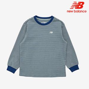 [뉴발란스]뉴발란스 키즈 로고 스트라이프 긴팔티 NK9BFB101U-50
