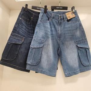 뱅뱅 HC15 뱅뱅 여름 남성 린덴5부 카고 쿨맥스 청반바지 NQL354