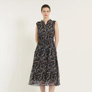 [비씨비지]플라워 엠보 민소매원피스  B5B6O652