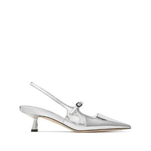 지미추 디디 페이턴트 가죽 펌프스 45mm  DIDI45QUISILVER