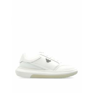 [EMPORIO ARMANI] 라프리마 남성 트레이너 로고 스니커즈 X4X633XR325M801 화이트 /8