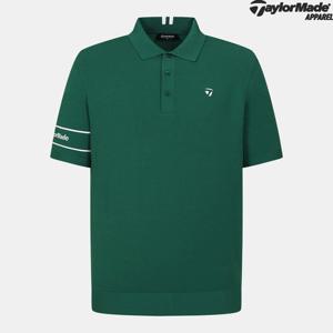[테일러메이드][테일러메이드]남성 소매 로고 카라 반팔 니트 TMSYI53121-804