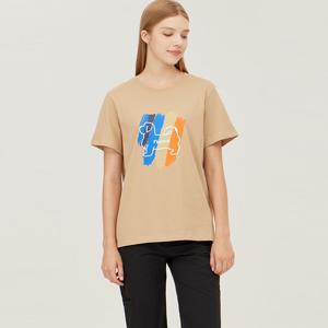 [베네통] [Online Exclusive] 강아지 엠보 프린팅 반팔 티셔츠_BATSE4541BG