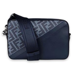 디몬트 펜디 남성 FF페브릭 레더 숄더 카메라백(블루) 7M0286 ASIC F1O97