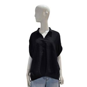 [에이비에프지]오버핏카라넥 밑단언발 블라우스AGNZ5ZB47G