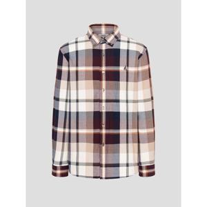 [빈폴멘] 트윌 빅체크 셔츠 - 와인 (BC4764O18Z)