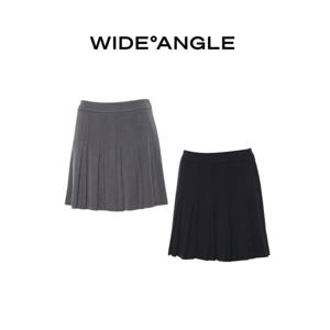[와이드앵글]CO 울라이크 부분 편차 플리츠 큐롯  WWU23Q15
