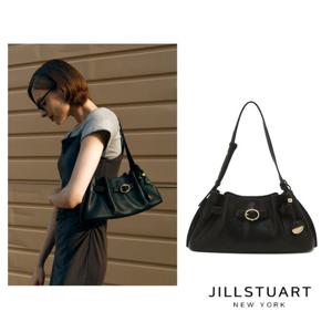 [질스튜어트] 브렛 블랙 가죽 버클 디테일 숄더백 S JABA5F052BK