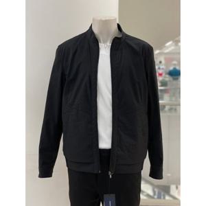 [바쏘옴므]WSZ1UA12A 블랙 스판 집업 블루종 점퍼_CA