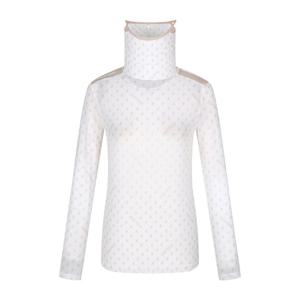 [팬텀]여성 로고 패턴 마스크형 냉감 긴팔이너티셔츠 221E2TI216