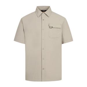 [팬텀]남성 나일론 우븐 타공 반팔티셔츠 211E2JS308_DG