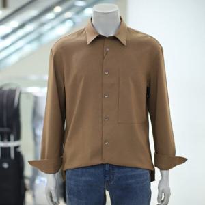 [바쏘옴므]바쏘옴므 베이지 오버핏셔츠 WS-Y1-TT-22_CA