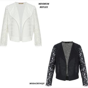 [미니멈]MD 레이스 크롭 볼레로 니트 가디건 MD MMXBAKC4200_CJ