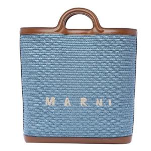 Marni Tropicalia 로고 자수 라피아 토트백 SBMP0179Q0P3860 ZO751 TP947869060