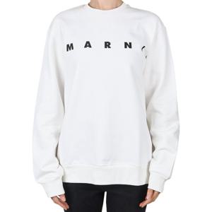 마르니 25FW 여성 로고 맨투맨 아이보리 성인사이즈 M01612 M00V0 0M114 12-14Y