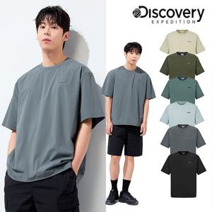 [디스커버리] 25SS 신상/공용/여성/남성/오버핏/냉감소재/프레시벤트 폴튼 트레이닝 반팔 티셔츠 DXTR7A053