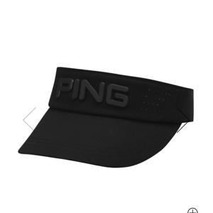 [핑]남성  부분 펀칭 썬바이저 111E2CP004_BK_YS