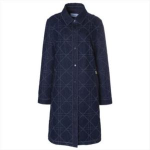 벨리시앙 세이브존04 자수 집업 청 트렌치코트 BY4302