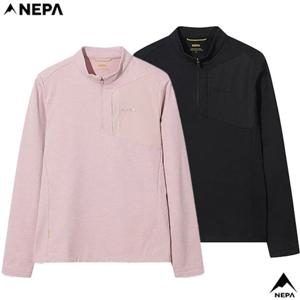 네파[택가 109.000원](7L65411) 여성 가을겨울 패스파인더 하이브리드 포켓 집업티셔츠