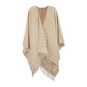 페세리코 프린지 버진 울 캐시미어 케이프 S31523C0 943