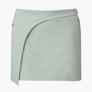 데상트골프스커트 JQS DQ12WFSK21-KHAG 여성 트임 포인트 H라인 스커트 KHAKI