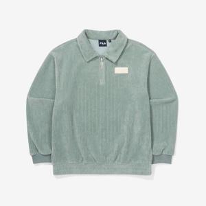 [휠라키즈]ESSENTIAL+ 카라형 반집 맨투맨 (FK2POF3304X_DTG)