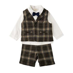 [밍크뮤](GR)샤를뮤체크3PCS상하복 35C11-611-01