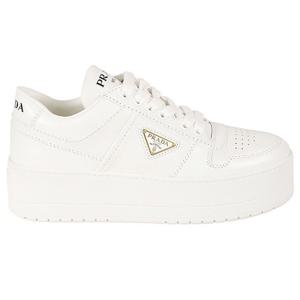 25 FW 프라다 다운타운 볼드 청키 플랫폼 화이트 스니커즈 1E792M3LPF