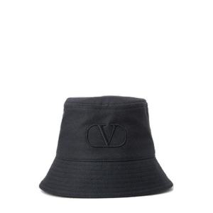 Valentino 로고 자수 버킷 모자 XY0HGA11HCY 0NO TP948263535
