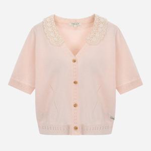 [써스데이아일랜드][여성]레이스 카라넥 가디건(T256MCD134W)