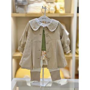 아가방 세이브존02 베이지  트렌치 코트 02s536451