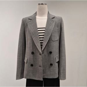 [비지트인뉴욕]자수 아웃포켓 더블 자켓 VB9JK10