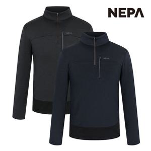 [택가149,000원] 네파 남성 마운틴 블럭 브러쉬드 집업티셔츠 7J75405