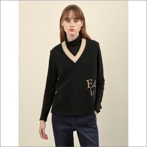 올리비아로렌 HC04 브이넥 트위드 베스트 VVCAN4W9371