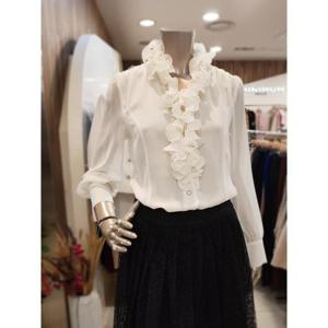 미니멈 세이브존01 뽀글이 프릴넥 블라우스 MWCAWB7290