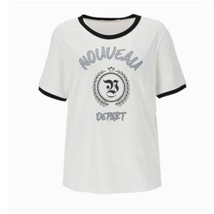 [비지트인뉴욕]컬러 배색 티셔츠VB4ST70