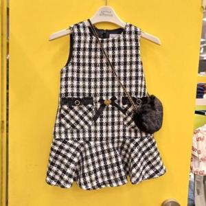 리틀밥독 HC11 체크트위드원피스 H254MOP04