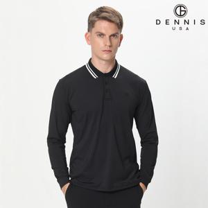 데니스골프 25FW신상 남성 에센셜 요꼬카라 긴팔 카라티_NAQFMTS002