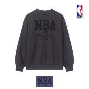 [엔비에이]남녀공용 간절기 ESSENTIAL 백로고 루즈핏 맨투맨 N253TS011P