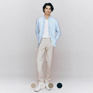 [지오다노]남자 봄 테이퍼드핏 링클프리 팬츠 치노 면 바지 115501