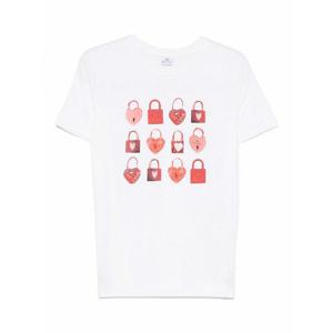 [PAUL SMITH] 라프리마 여성 티셔츠 Padlocks 코튼 W2RG799PP509501 화이트 /8