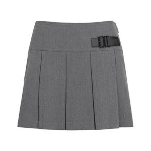[세인트앤드류스]양말증정 여성 별 심볼 스트랩 플리츠 큐롯 스커트  821E3PC202
