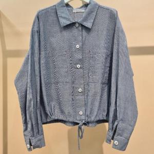 라티움 HC34 팔 통넓은 밑단조절가능 단추포인트 가을 면 셔츠 T2533BL02