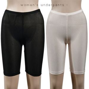 (뵈뵈)부드럽고 시원한 인견소재 세로골지 5부 속바지