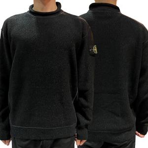 (명품) 스톤아일랜드 와펜 모크넥 니트 7715527C